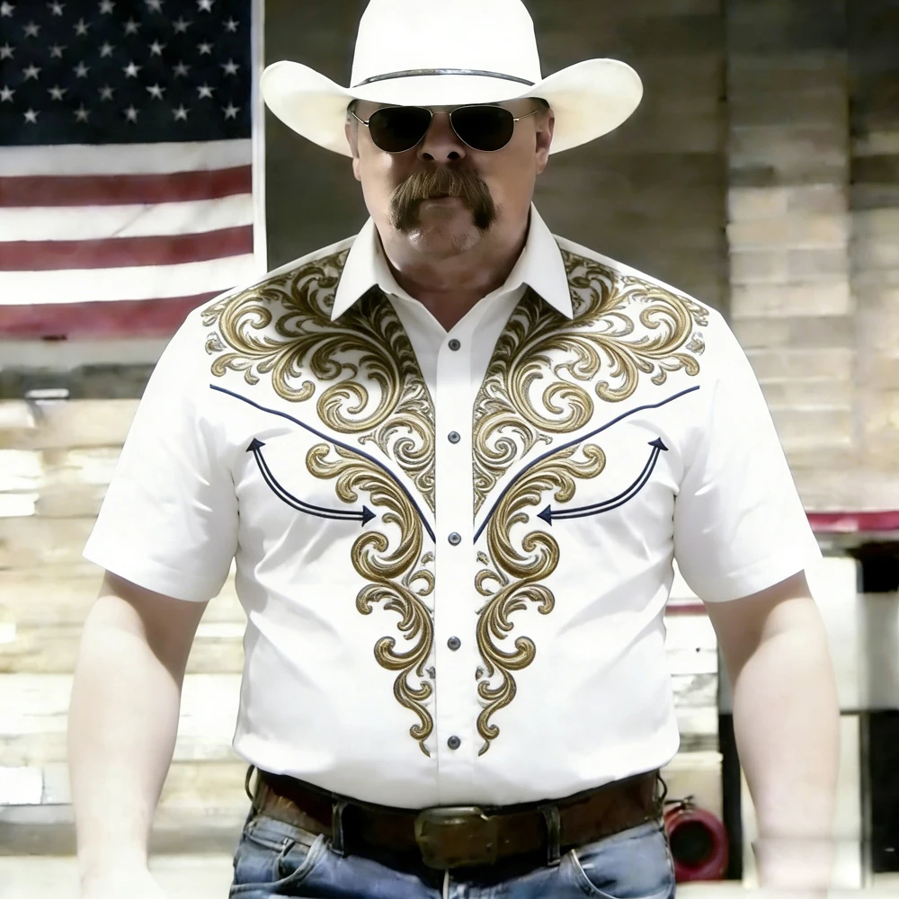 Men's Plus Size Fashion Short Sleeve Shirt Fun Pattern 3D Printed Fat Shirt Beach Beach Clothes Casual Tops Men Fast Shipping