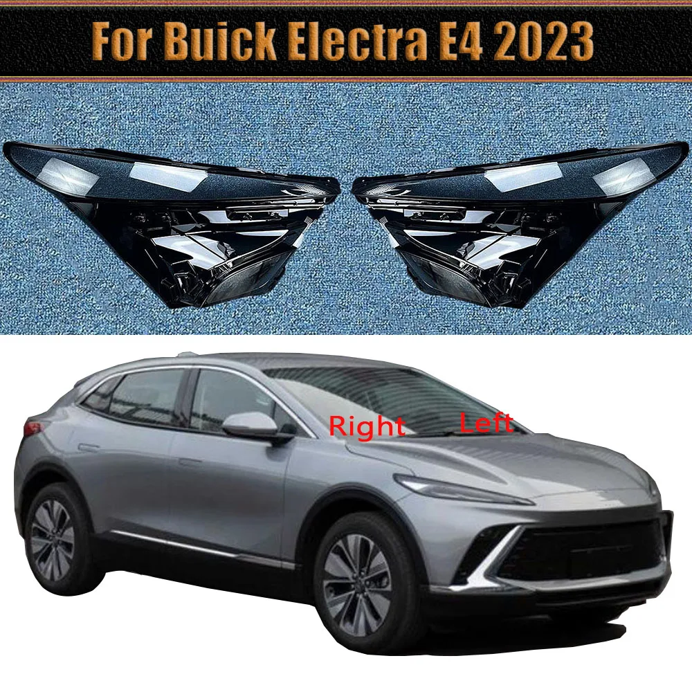 

For Buick Electra E4 2023 Front Headlamp Cover Transparent Mask Lamp Shade Headlight Shell Lens Replace The Original Lampshade