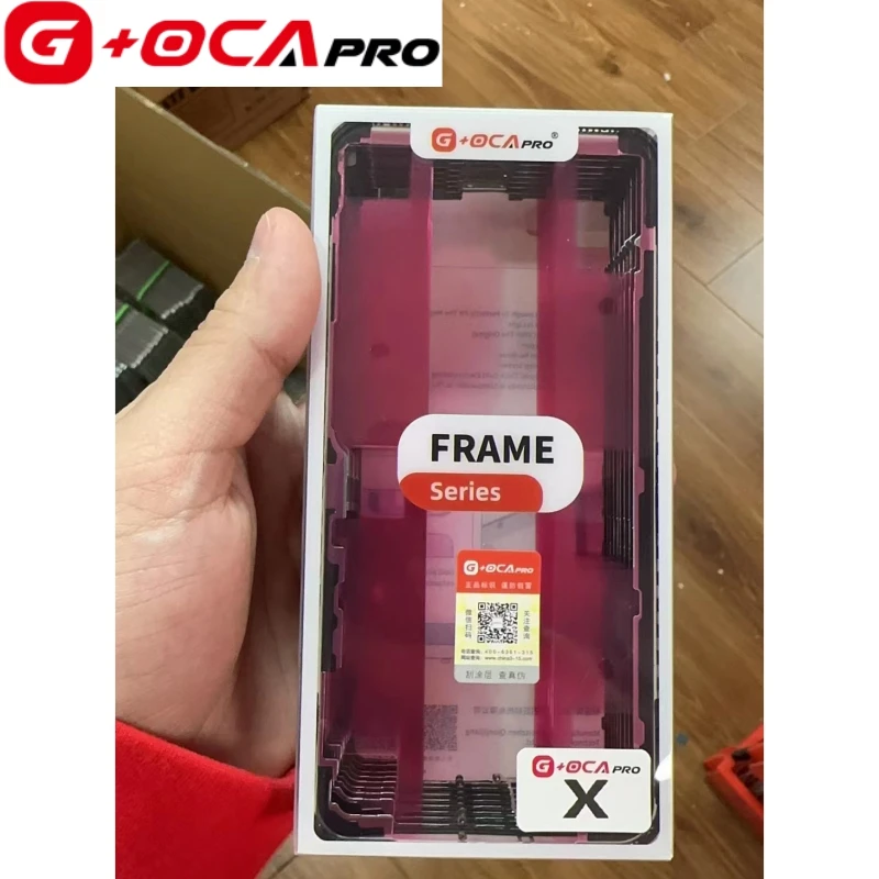 5 szt. G+OCA Pro do iPhone 11 Pro 12 13 Mini 14 15 16 Pro Max Wysokiej Jakości Ramka Przednia z Taśmą Klejącą, Środkowa Ramka LCD — zdjęcie produktu 5