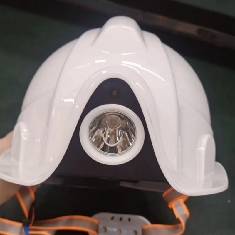 Head Light LED Safety Helmet Mining Lamp Integrated Information Technology Intelligent Miner Underground Operation Communication