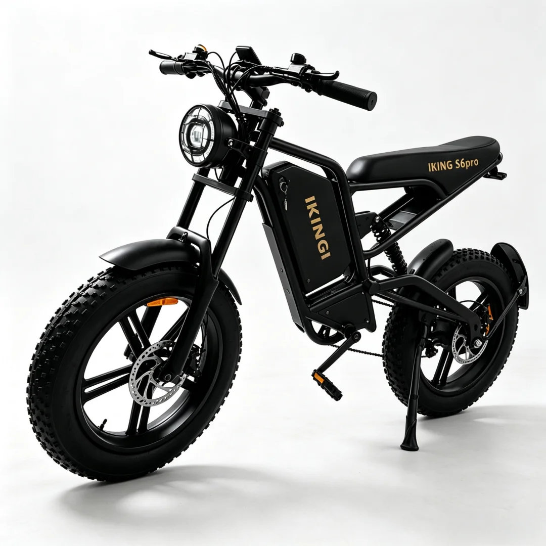 Off‑Road Ebike 1500W Peak Motor 60V 22Ah Battery 50Miles Assist Range 3 Riding Modes 7‑Speed 20 Inch Fat Tire Electric Bike for Men Women image 2