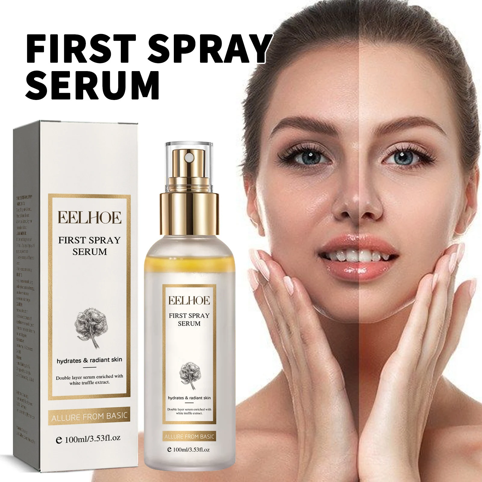 

100ml Truffle Face Moisturizing spray Anti Aging Deep Hydration Facial Mist Essence for Skin Care Beauty Reduce Fine Lines