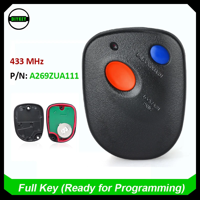 

DIYKEY 2 Button Remote Key Fob 434MHz Fits for Subaru Baja Outback Impreza Forester 2002 2003 2004 2005 2006 A269ZUA111