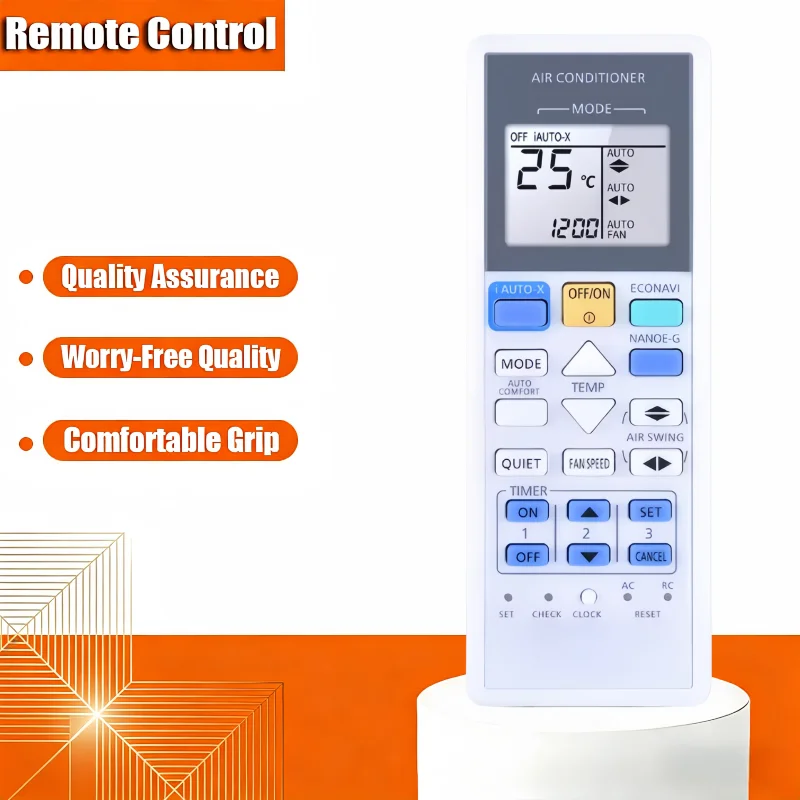 

New Remote Control A75C4543 For Panasonic Inverter A/C AC Air Conditioner CS-S28RKH CS-V24RKH
