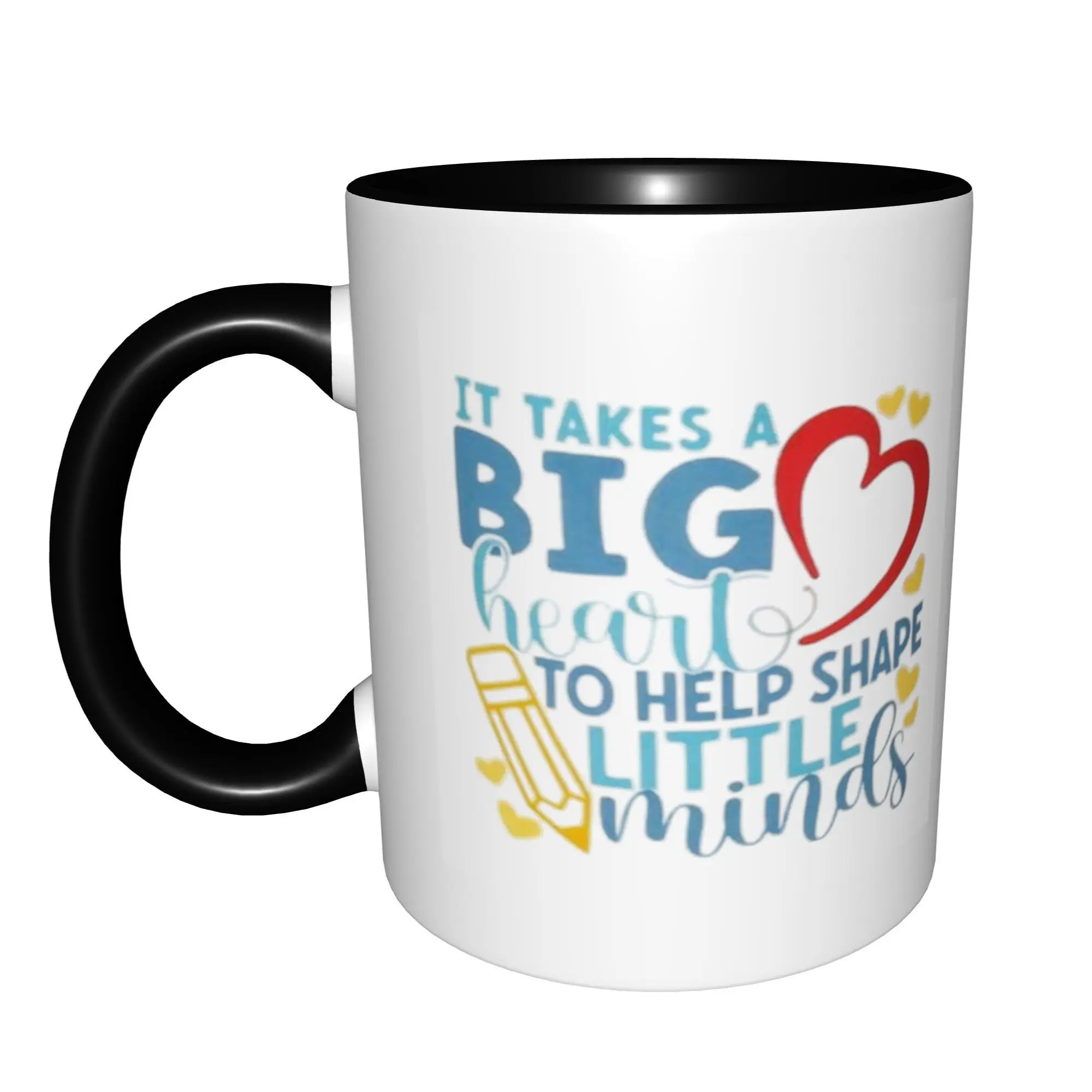 Teacher Appreciation Gifts Thank You from Student Mugs With Black Handle Birthday Coffee Mugs Ceramic Tea Cups 11oz