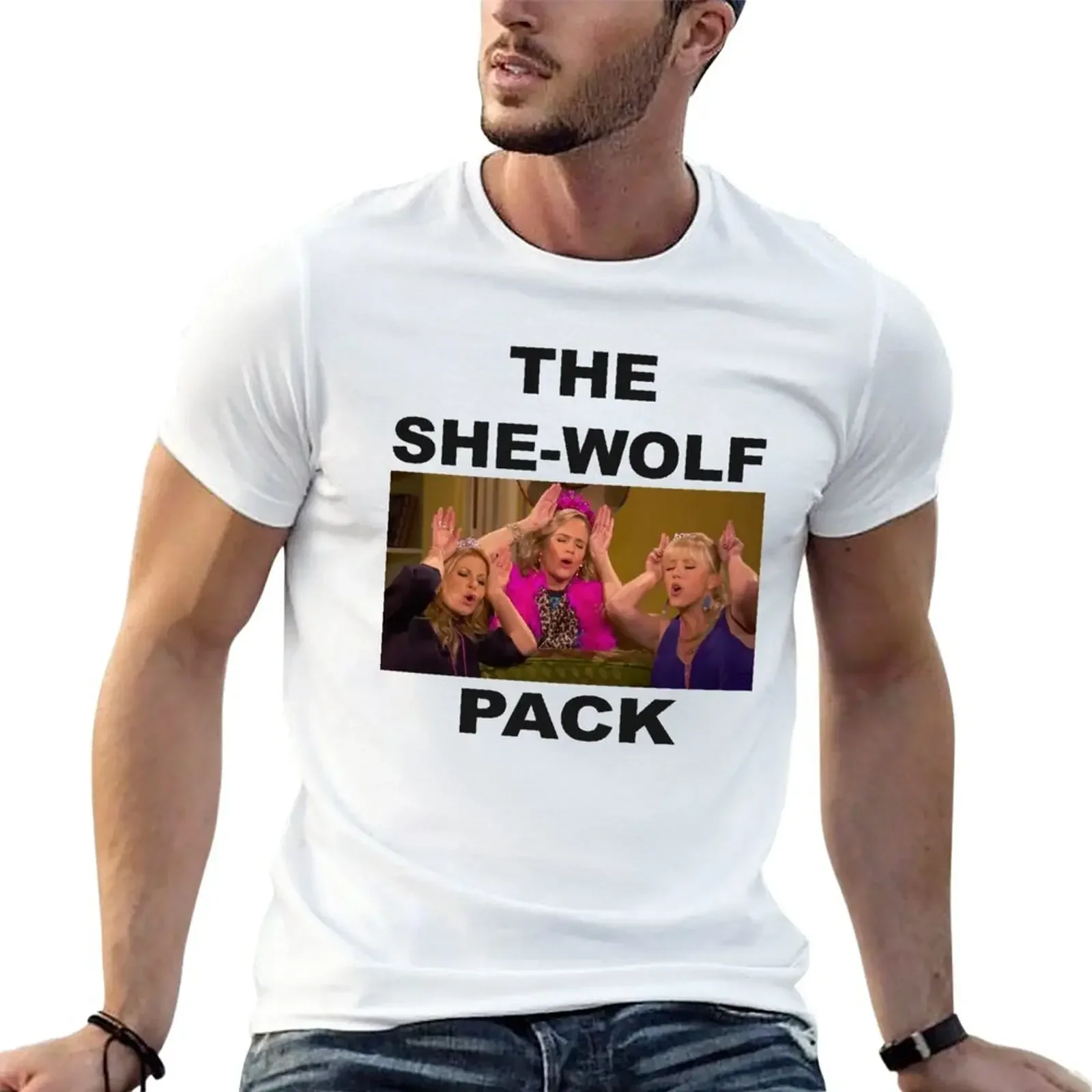 Fuller House - the she wolf pack T-Shirt heavyweights oversized slim fit t shirts for men