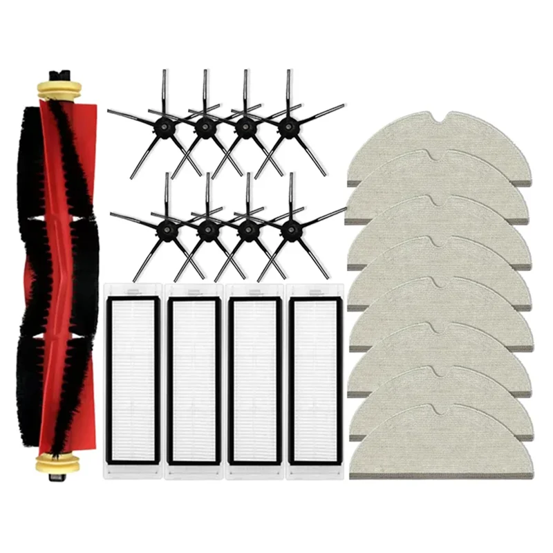 B58B-For Roborock S5 S50 S51 S55 S6 S60 S6 Pure Robot Vacuum Cleaner Main Side Brush HEPA Filter Mop Cloth Accessories
