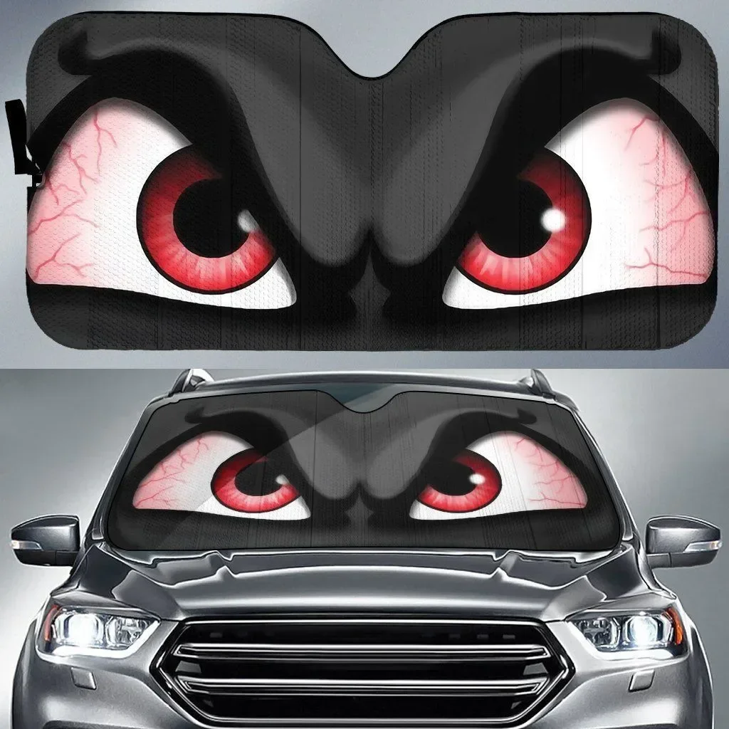 Pare-soleil imprimé Dragon Evil Eyes pour voiture, réflecteur anti-UV, pare-soleil de voiture, accessoires de voiture universels