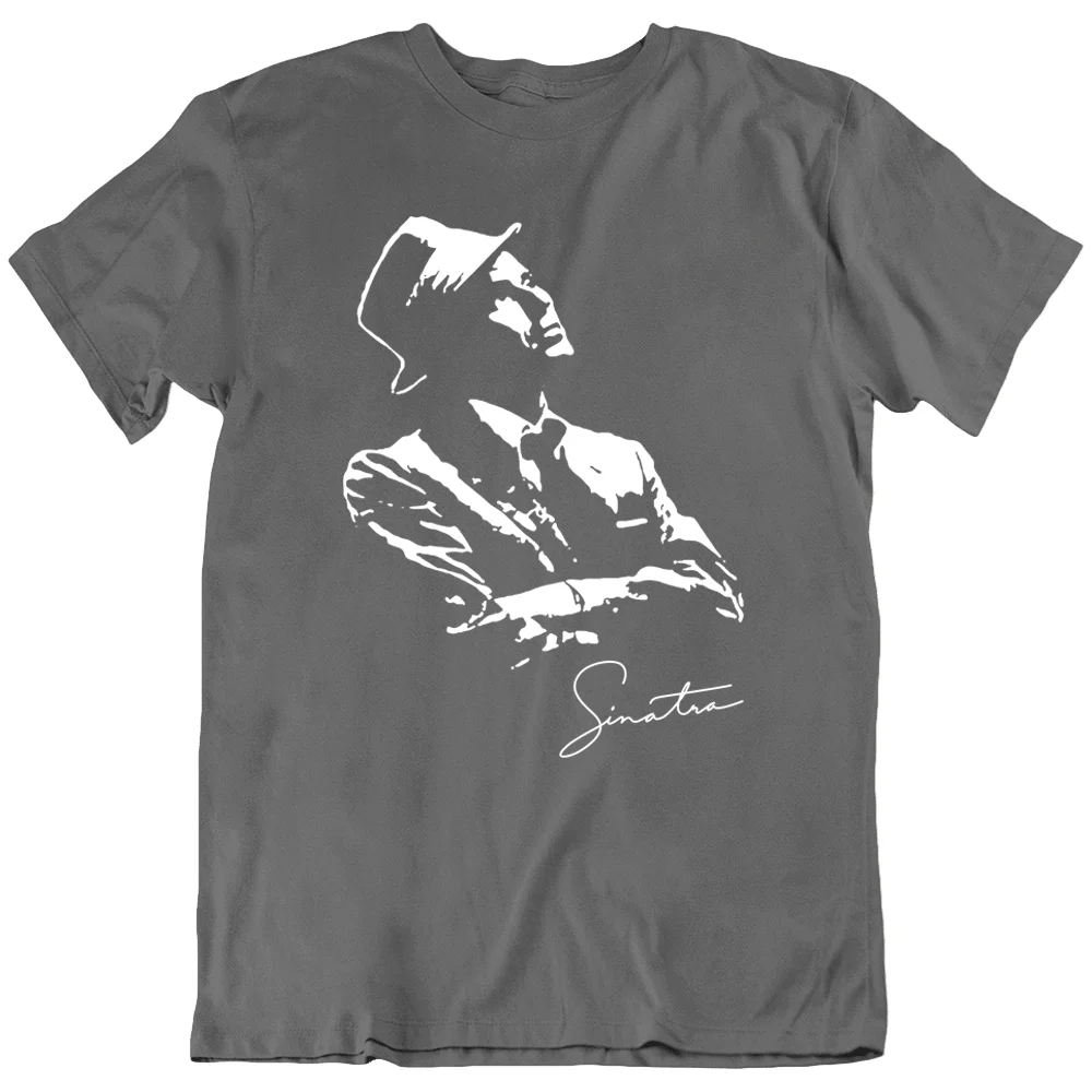 Frank Sinatra Music Icon Singer Songs Classic T-Shirt T-Shirt Gift Unisex Streetwear Shirts oversized t shirt mens t shirts