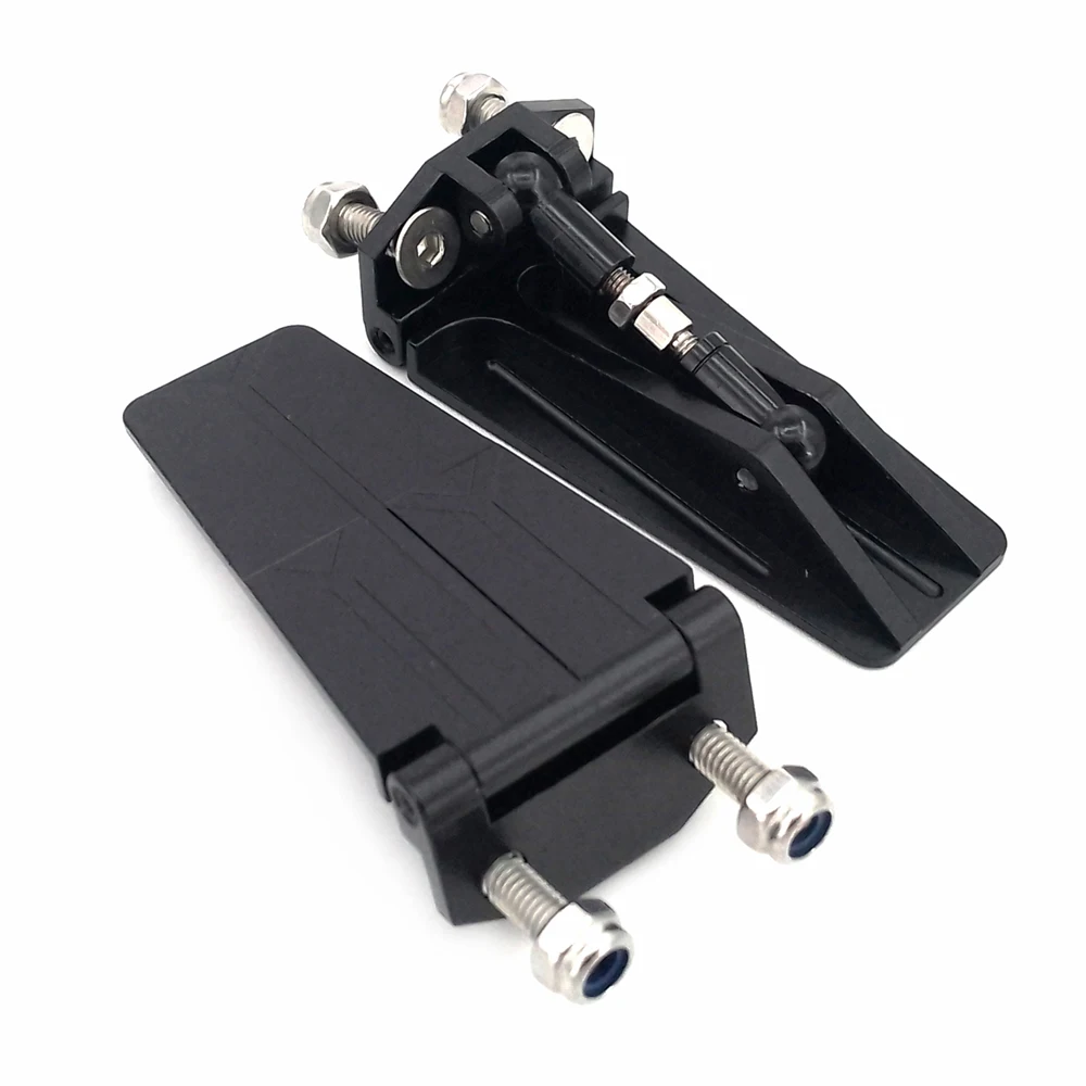 1 paire de languettes de garniture de bateau RC, rabats de garniture en métal CNC 60mm x 30mm pour bateau de vitesse RC course ovale Vee bateau TRAXXAS Spartan SR, pièce de mise à niveau à monter soi-même