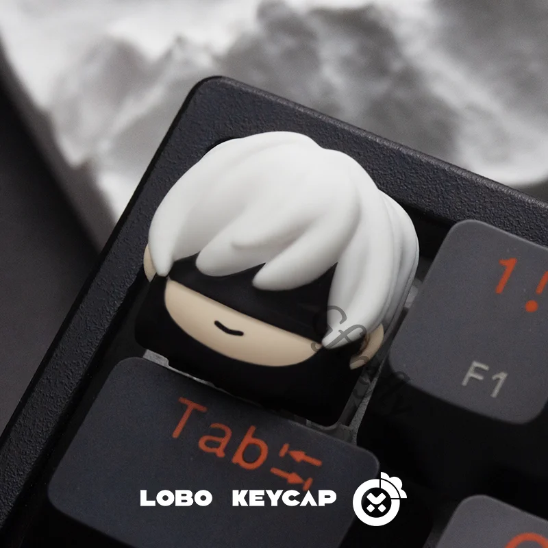 NieR:Automata Keyboard Cap Series Anime Stereo Resin Keycap Art Computer Kforce YoRHa No.2 Typ B Originalität