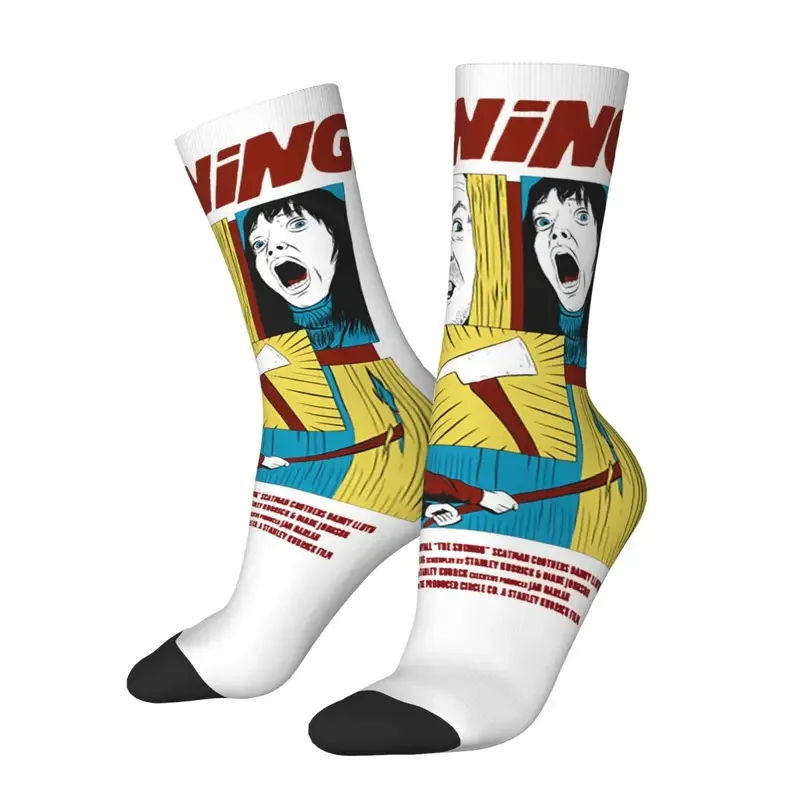 

Y2K New Hip Hop The Shining Sock Kubrick Horror Movie Overlook Hotel Creepy Slasher Graphic Socks Spring Summer Autumn Winter