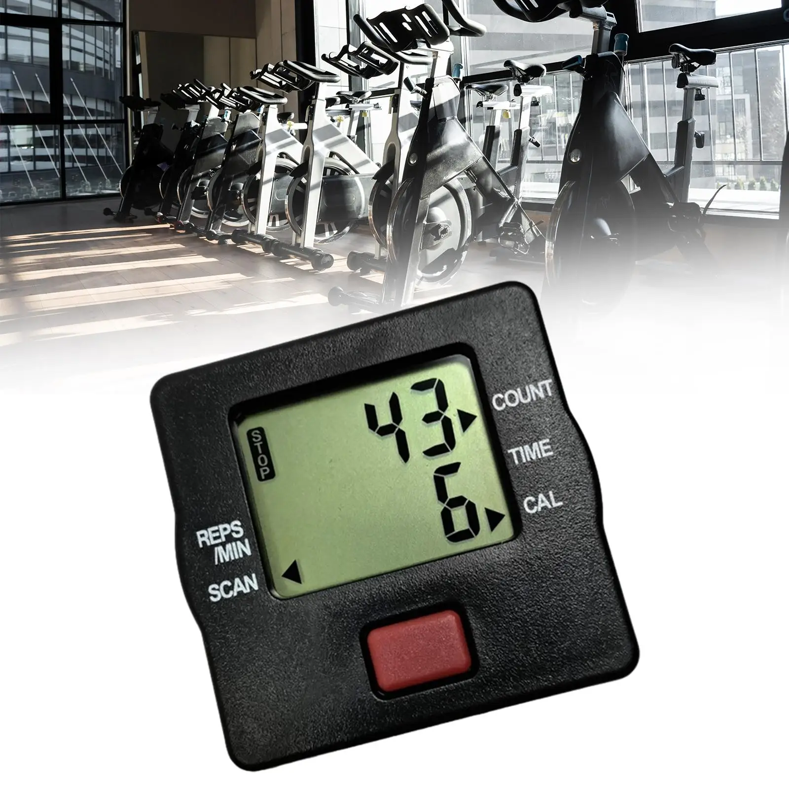 Stepper Counter Meter Monitor Speedometer for Strength Training Equipment Home Gym Workout Riding Machine Stair Climbing Machine