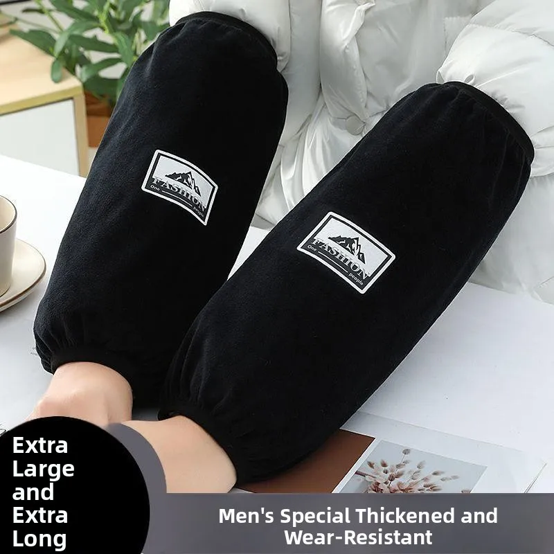 

Long Pure Cotton Sve Covers for Men Office Work Protection Armors Anti-Dirt Large Size Extra-Large Winter ential