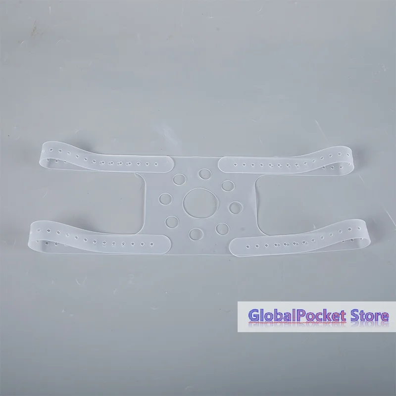 

[TG823]Replacement Strap Headgear For Cpap Mask Respirator Head Strap silicone Adjustable Elastic Band Fixed Strap