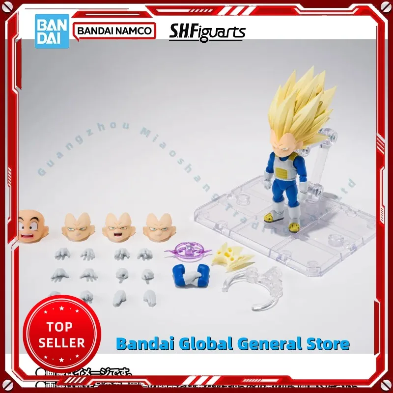 متوفر 100% الأصلي بانداي Sh Figuarts Shf لعبة دراغون بول دايما SSJ3 فيغيتا عمل أرقام أنيمي نموذج اللعب جمع #4