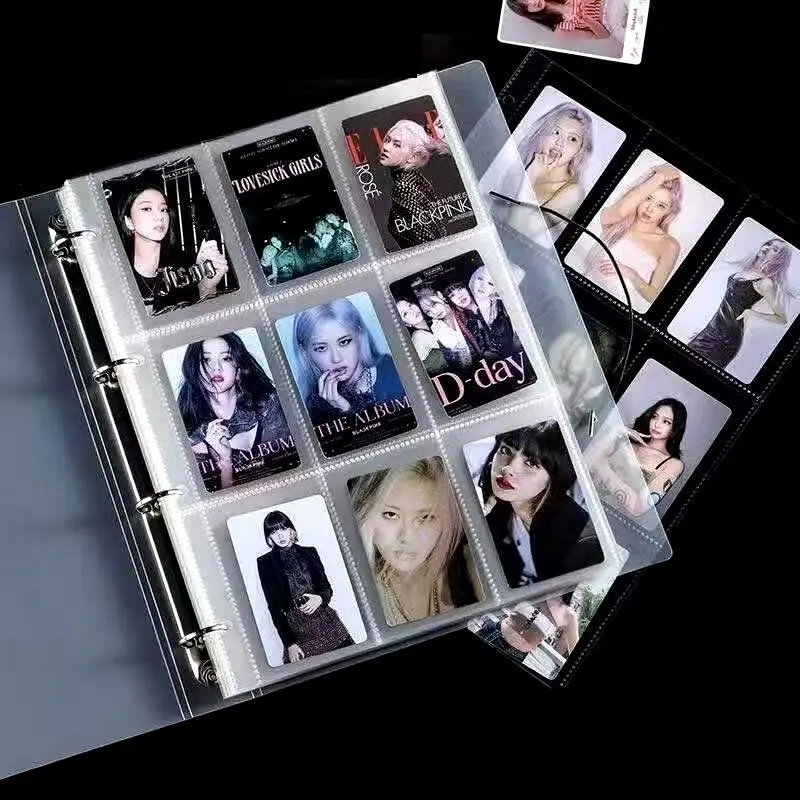 A4 A5 Photo Binder Sleeves Cover Collection Album Holder Folders Fit For YuGiOh TCG Game Sports Football Card  PhotoCard Storage