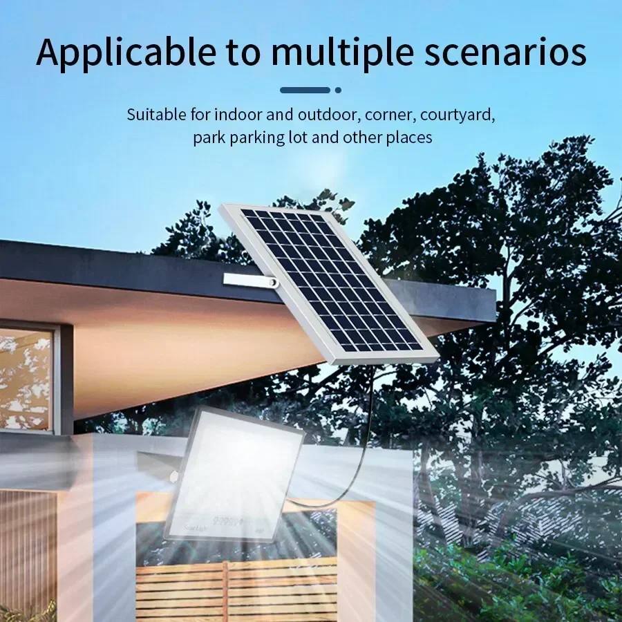 Solar Lights Outdoor Garden LED Refletor Garden Buildings Sunlight IP67 Waterproof Lamp Spotlight Emergency Lighting Wall Light image 5