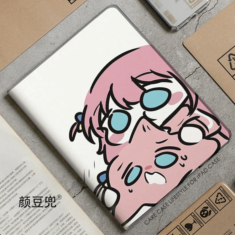 BOCCHI THE ROCK! Anime Gotoh Hitori For Samsung Galaxy Tab A7 Lite 8.7 2021 Case S9 Plus Tri-fold stand Cover Galaxy Tab S6 Lite