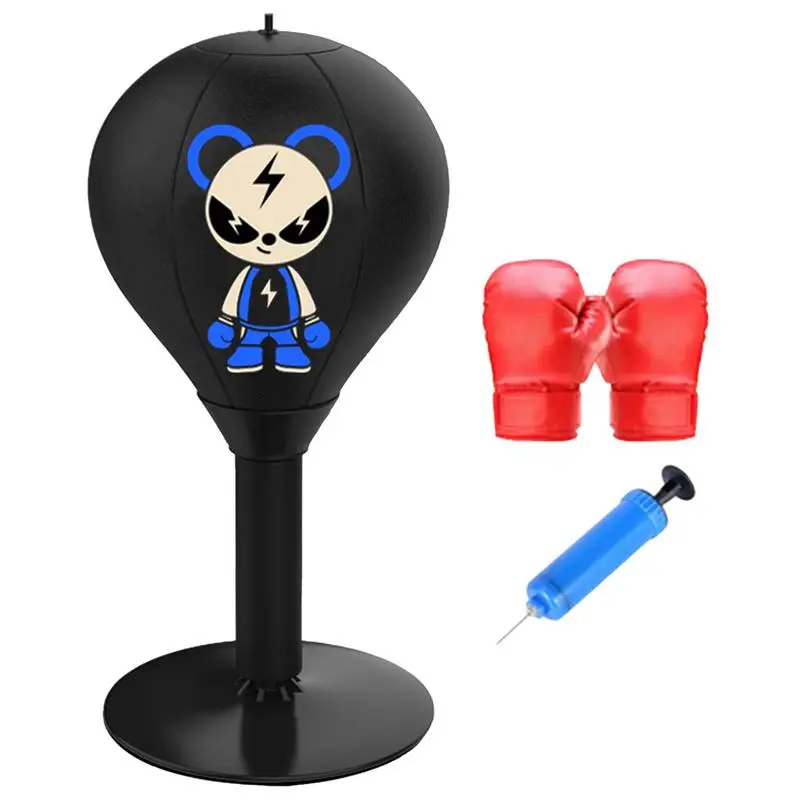 

Reflex Punching Bag Cartoon Pattern Punching Bag Hand-Eye Coordination Workout Kit Boxing Gear Sports Trainer For Home Gym