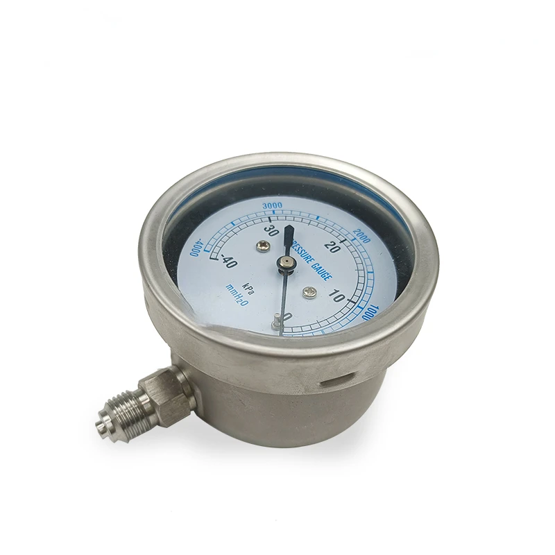 pressure gaug 100mm diaphragm stainless steel pressure gauge