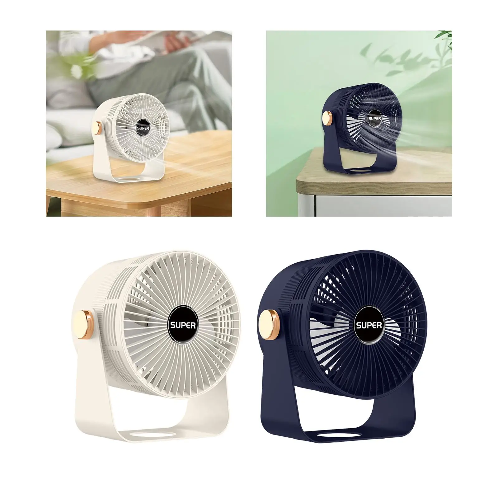 مروحة تبريد صغيرة محمولة ، مروحة تخييم هادئة ، سطح مكتب غرفة نوم داخلية