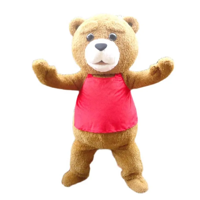 Teddy Bear Mascot Costume Fursuit Adult Cosplay Anime Halloween Funny Party Mascottes Costumes