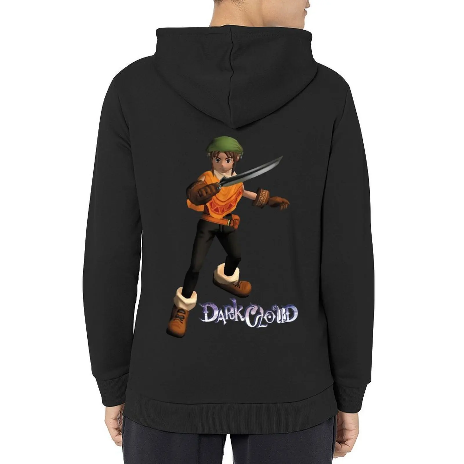 Toan Dark Cloud PS2 الكلاسيكية هوديي الرجال ارتداء أنيمي ملابس رجالي ملابس الخريف سترة الرجال اليابانية هوديي