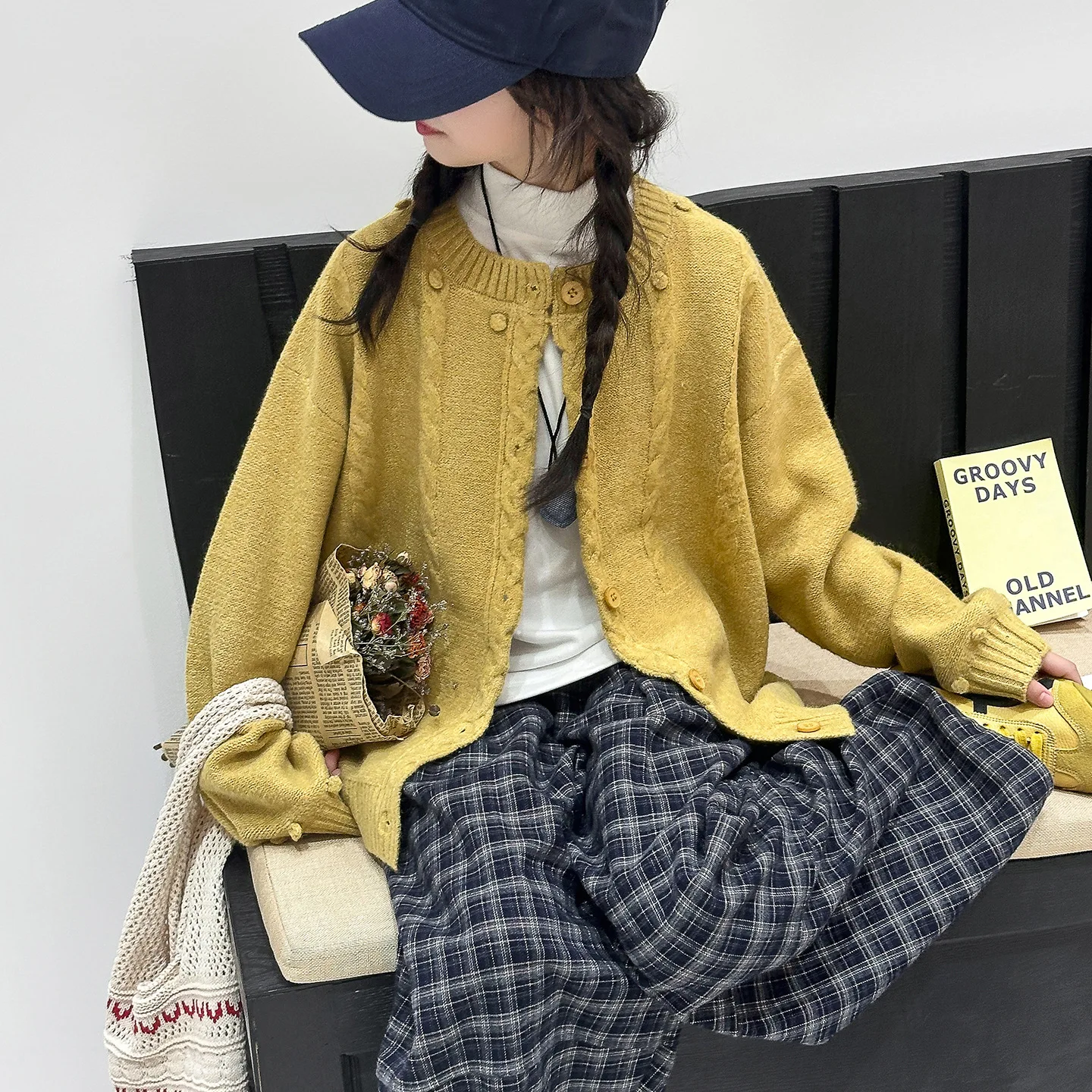 autunno-school-girls-outfit-junior-girl-maglione-lavorato-a-maglia-monopetto-ragazza-per-bambini-plaid-pantalone-a-gamba-larga-4-14y-ragazza-2-pezzi-set