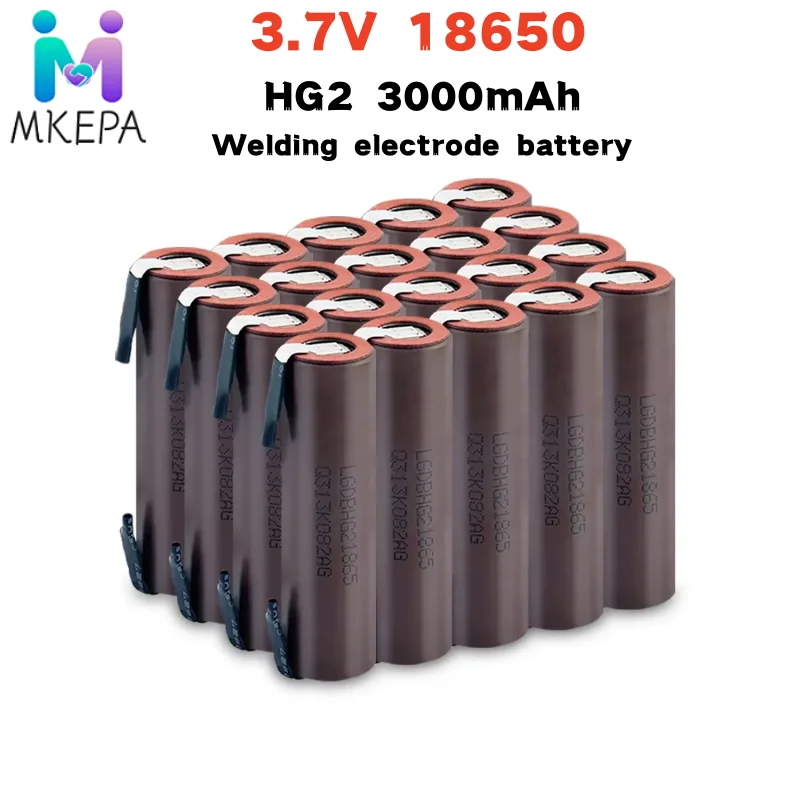 

HG2 3.7V 3000mAh 18650 Battery for Screwdrivers 30A High Current + DIY Nickel Inr18650 Hg2 18650 3000mah 18650 Batteries