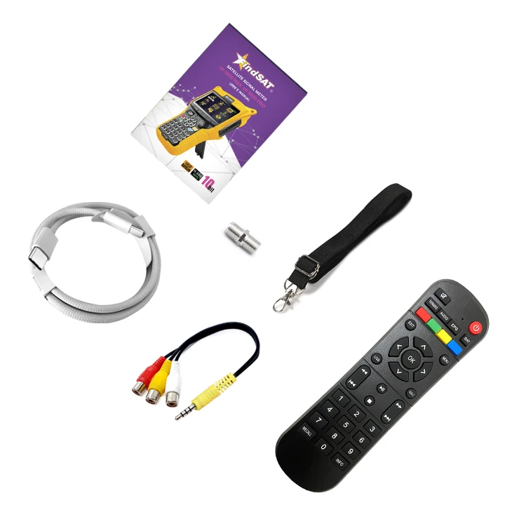 Findsat VF-9930 Signal finder DVB-S2T2 DVB-C MPEG4 H.265 Satellite finder VF9930 Satfinder Meter Satellite TV Receiver