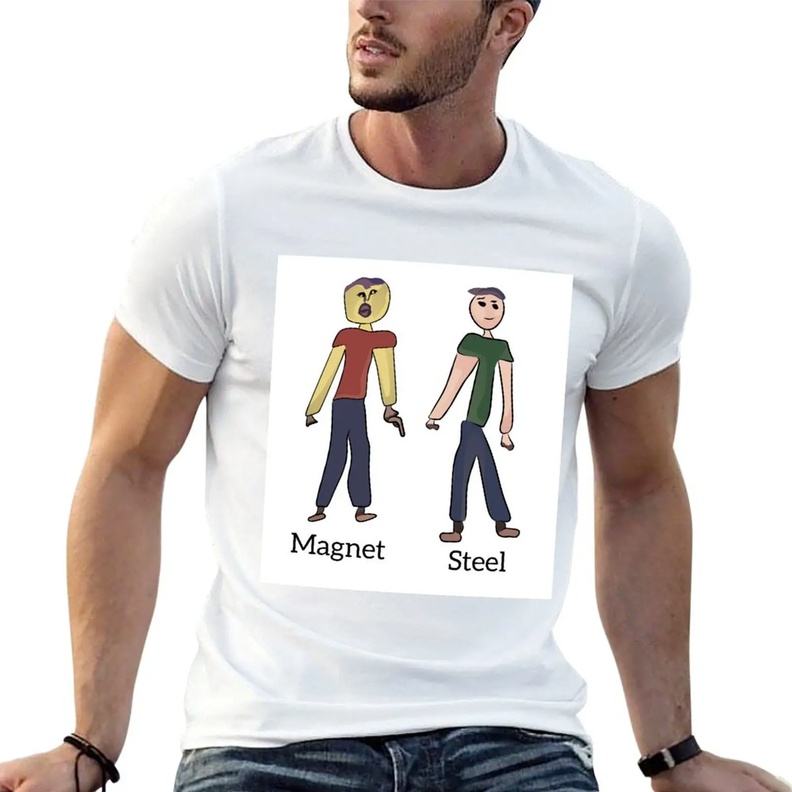 

Magnet and Steel - The Next Big Thing! T-Shirt man graphic t shirt man t shirt cotton high quality man t shirts graphic T-shirt