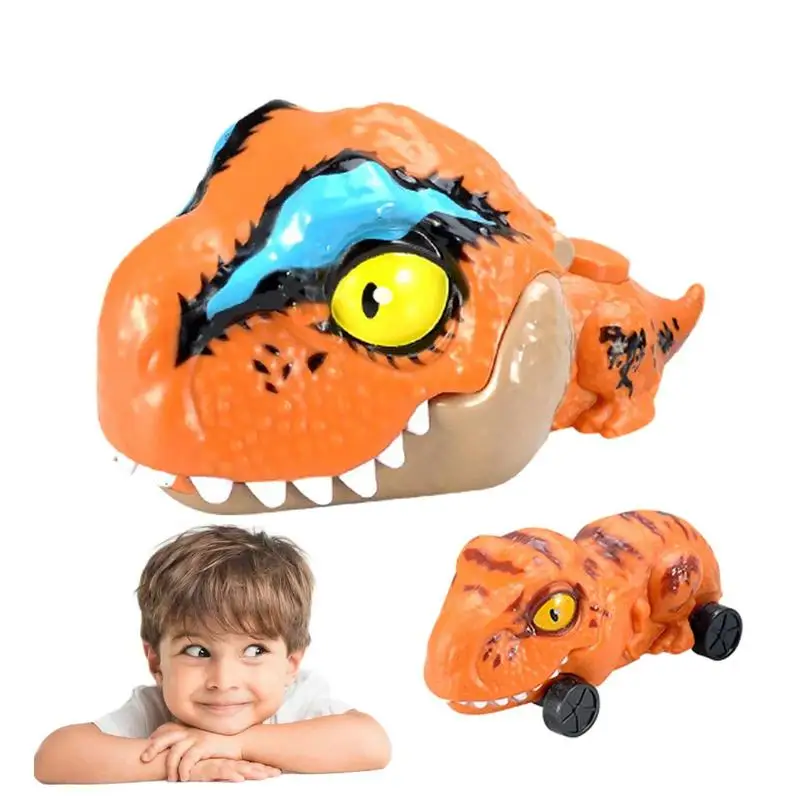 

Pull Back Dinosaur Cars Cute Pull-Back Cars Press Catapult Dinosaur Toddler Car Toy Dinosaur Inertia Vehicle Toy Children's Day