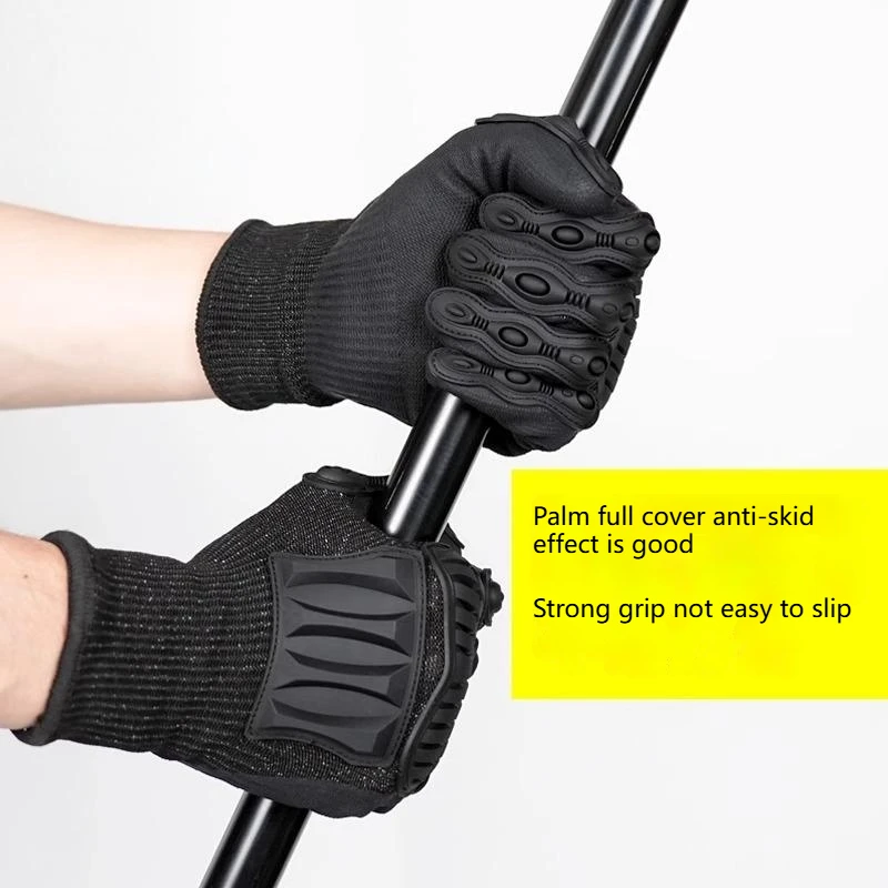 Level 5 Tactical Gloves Professional Anti-cutting stab carbon fiber Military Outdoor Special Forces Combat Knuckle Protection