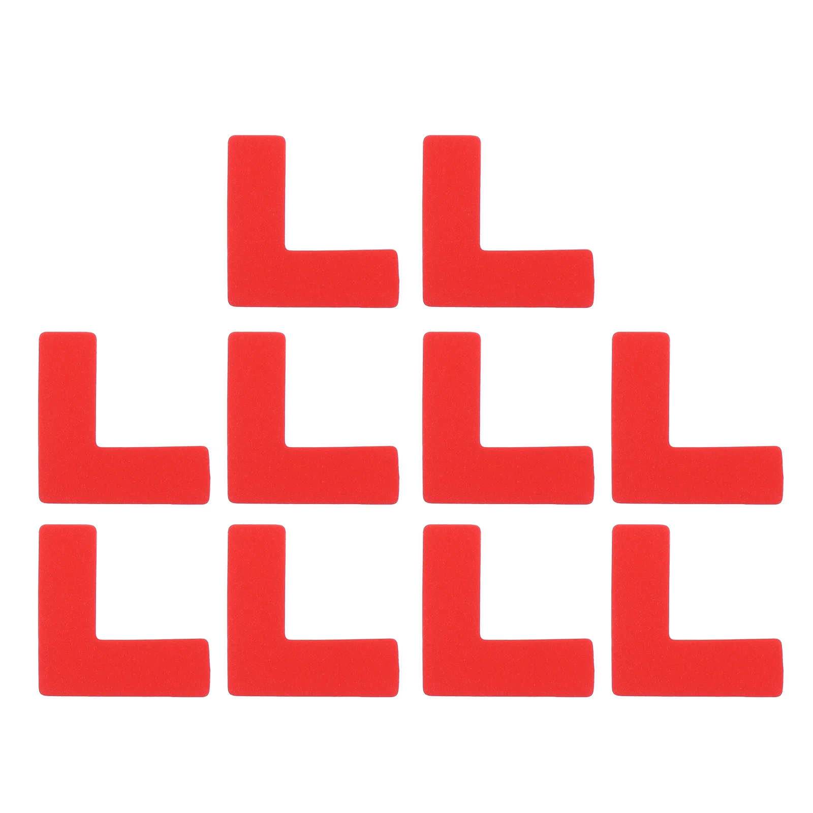 100pcs Warning Line Marking Stickers Positioning Decal For Floor Window Traffic Flow Indoor Outdoor Use Safety Sign Sticker