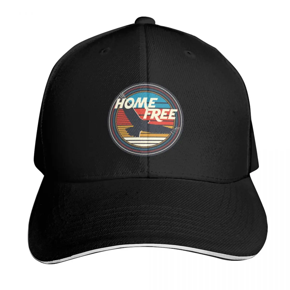 Logo of my Home is not Free land of the free Baseball Cap Contrast Two Tone Brim Snapback Flat Bill Strapback Dad Hat