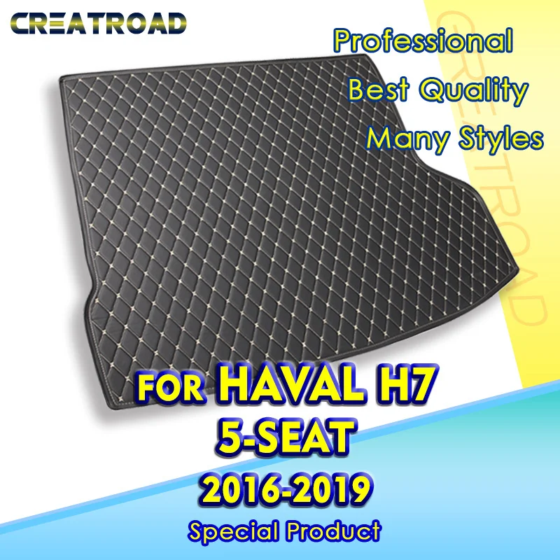 

Car Trunk Mat For HAVAL H7 5-Seat 2016 2017 2018 2019 Custom Car Accessories Auto Interior Decoration