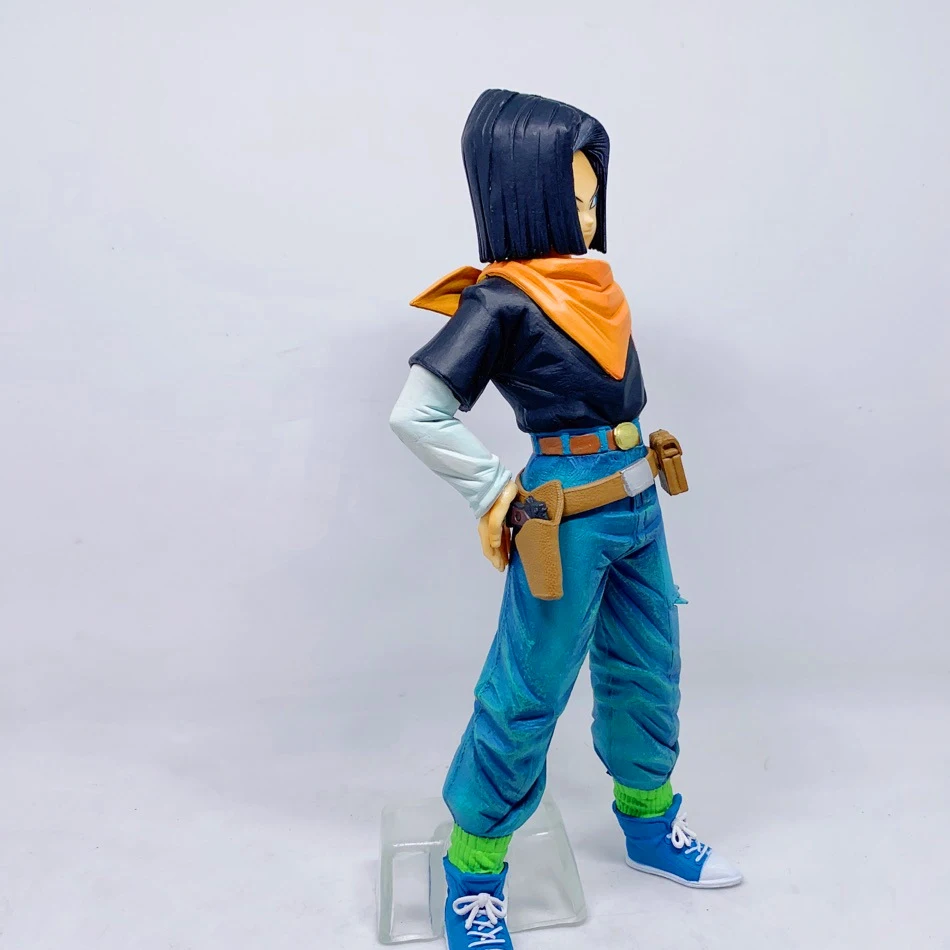 Figurine dragon ball z android 17 18, figurines d'action en pvc, décoration de bureau, collection d'anime, jouets périphériques