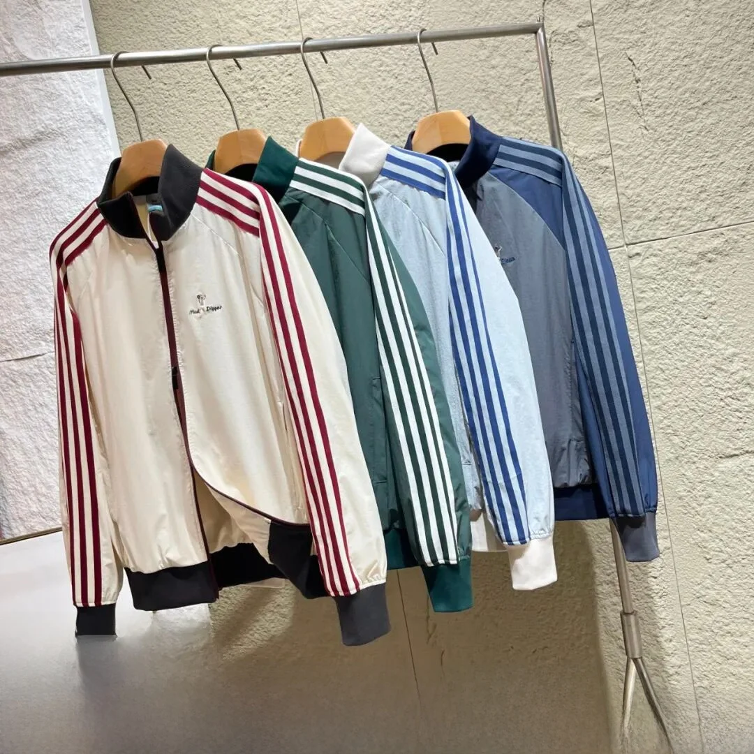 

Retro Academic Sle 3D Tailored Color Blo Waterproof Tech Men's Stand Collar Outdoor Jaet Nylon Spandex Zipper Closure