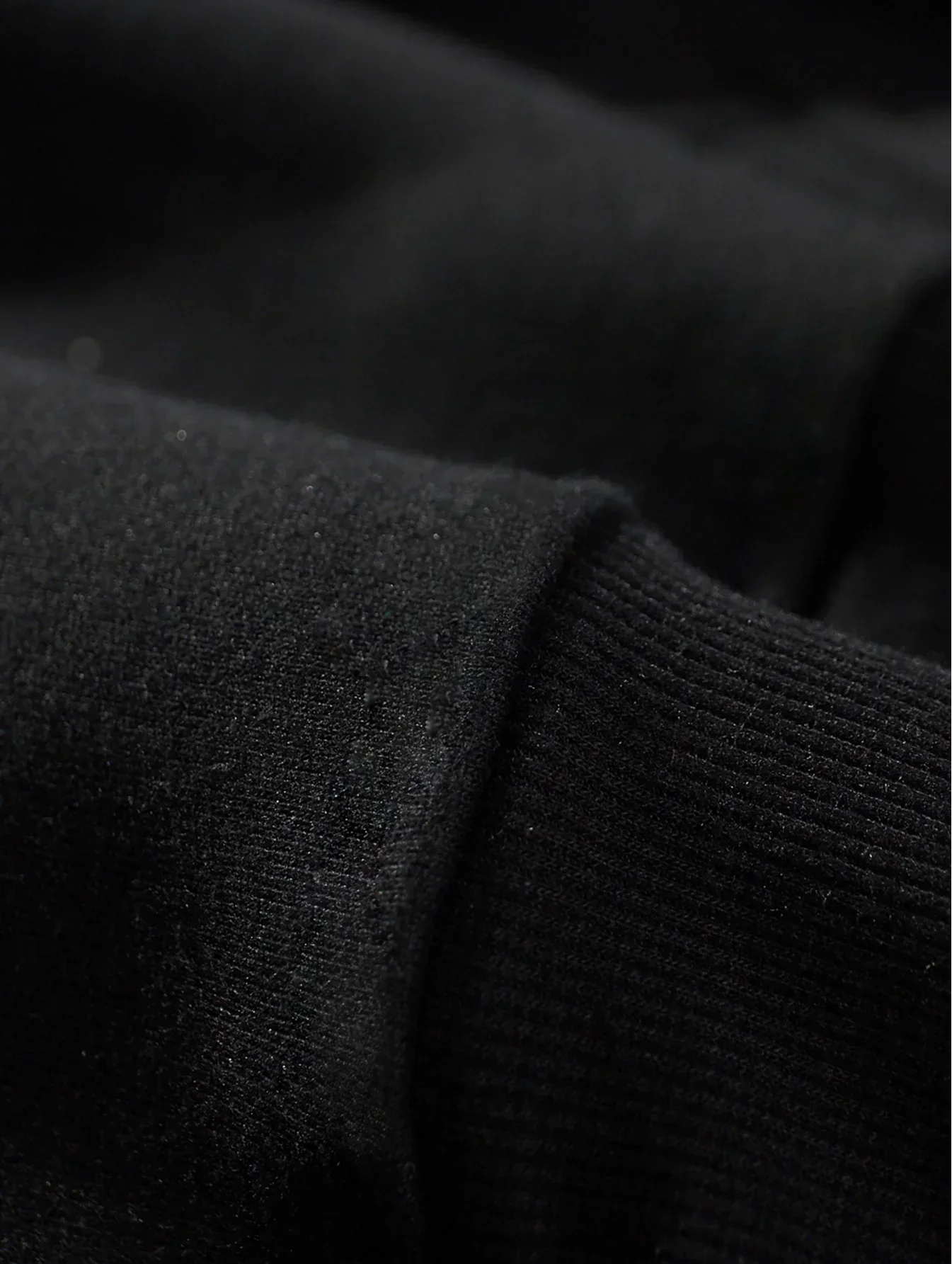 هودي أسود برقبة دائرية لكل من الرجال والنساء، بلوفر دافئ ومريح من القطن الخالص - هدية مثالية لعيد الميلاد #4