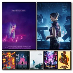 Classic Retro Future Movie Blade Runner 2049 Poster Aesthetic Canvas Painting Prints Wall Art Pictures for Living Room Decor