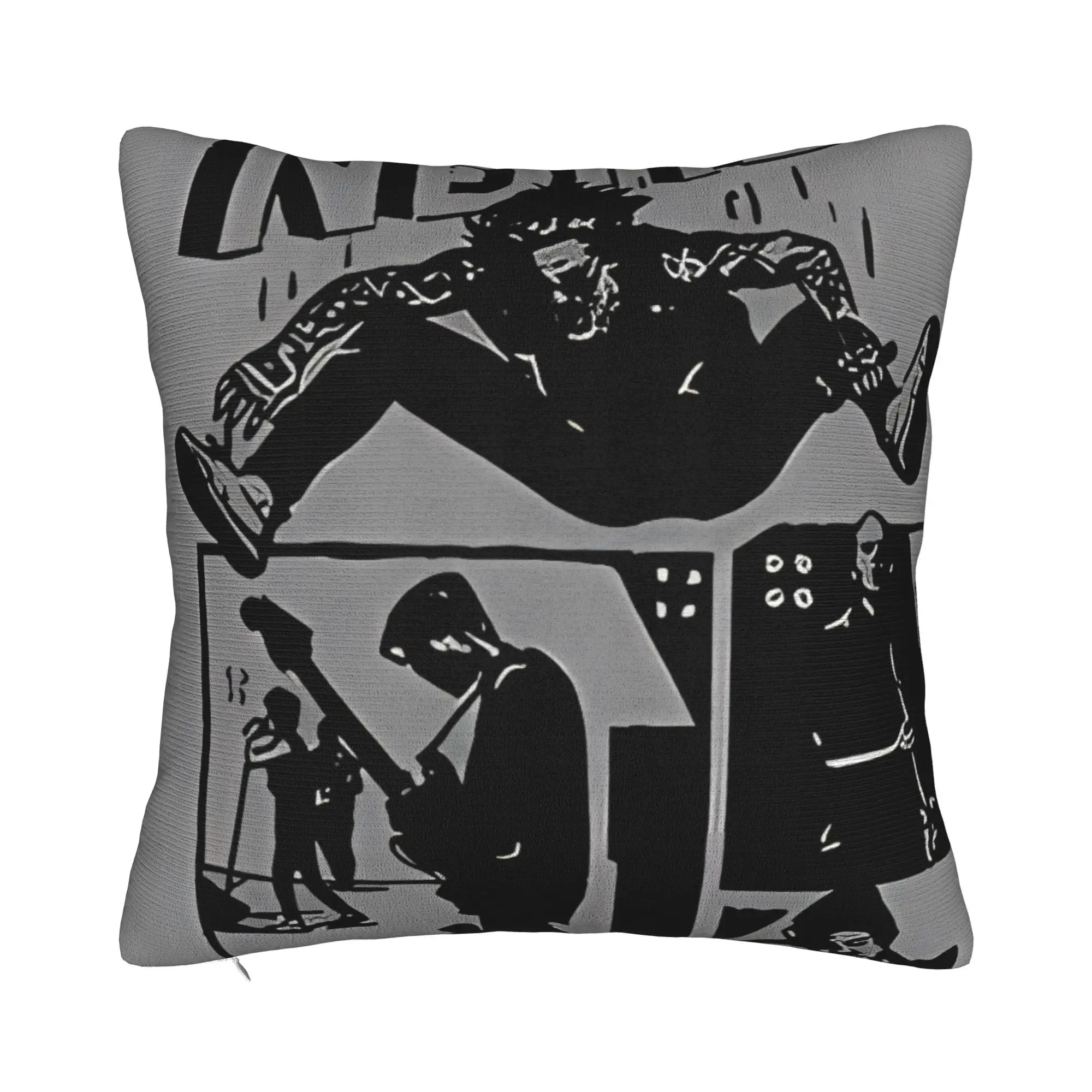 The Neighbourhoods Winter Holiday Farmhouse Home Deco The NBHD Neighbourhood Pillow Cover Zipper Closure