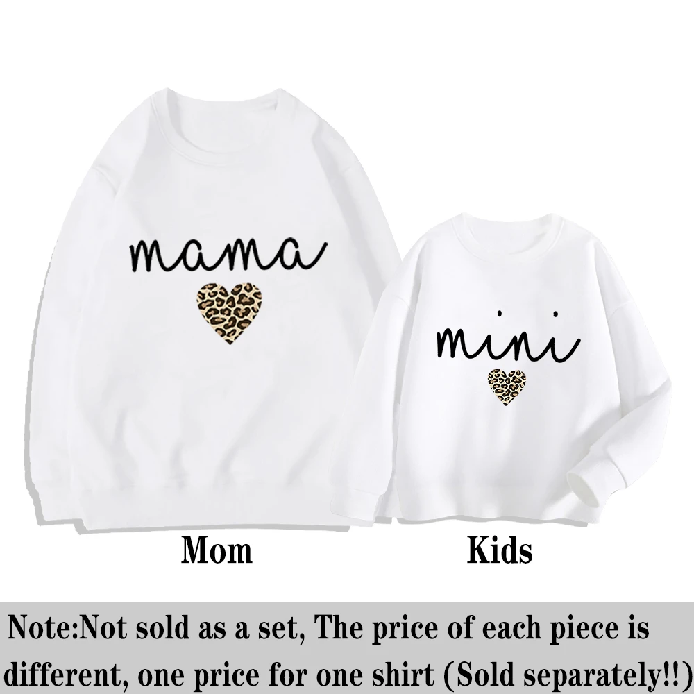 Mama Mini Sweatshirt Mommy and Me Sweatshirt Mommy & Me Matching Mom Daughter Hoodies Mother's Day Shirt New Mom Gift