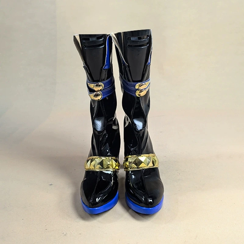 Game Wuthering Waves GALBRENA Cosplay Shoes Women Men Stage High Heels Leather Boots Halloween Costume Prop