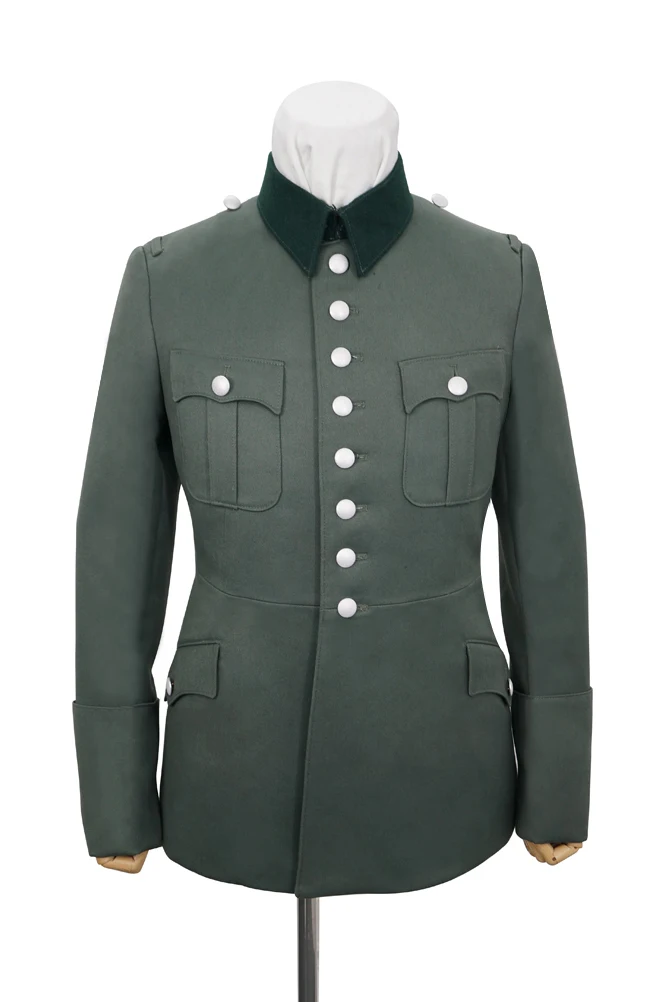 GUDA-B006-OFF WWII German Heer M27 officer Gabardine Jacket dress tunic II