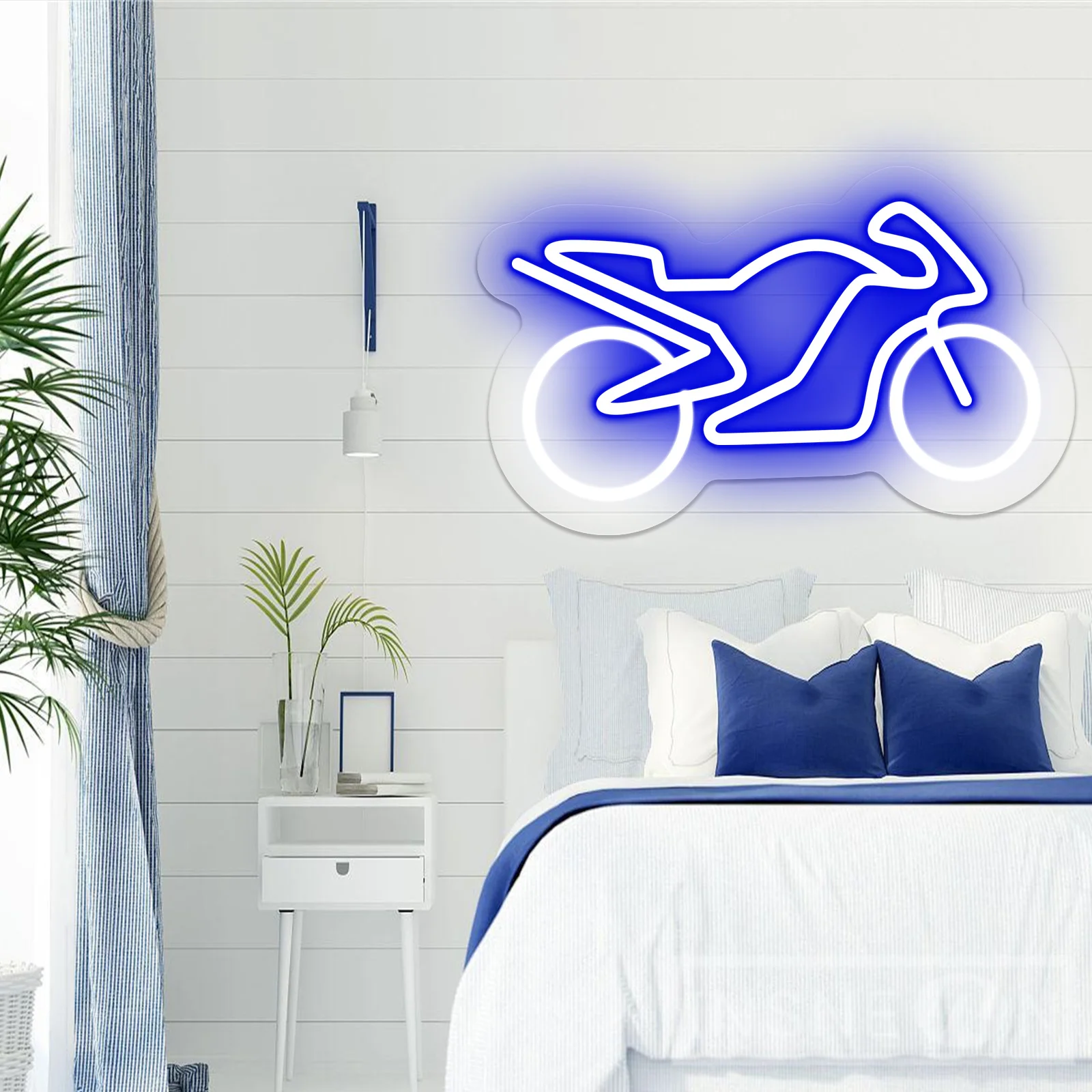 Neon Sign Led Light Motobike Shop Gaming Room Decor Wall Neon Lights Signs Motorcycle Birthday Party Gift Atmosphere Neon Lamp