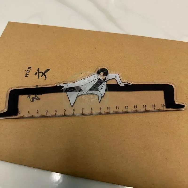 Attack on Titan Rulers Shingeki No Kyojin Straight Ruler Levi Ackerman Drafting Supplies Hanji Zoe School Supply Eren Jager Gift