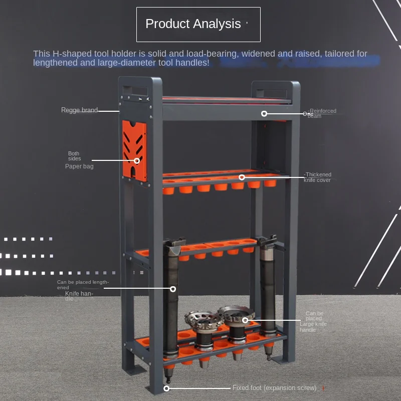 Management Rack Processing Center BT40 Toolframe BT50 CNC Storage Tool Handle Car