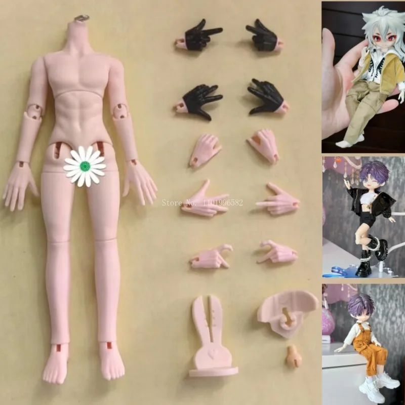 12-ポイント-bjd-ボディモデル-30-腹筋は-360-度回転可能-diy-アニメーションキャラクター-ob11-ボディ人形服