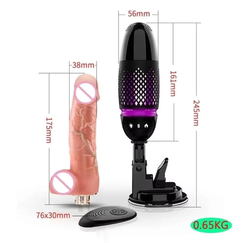 جديد الجنس بندقية التحكم عن بعد التلقائي تلسكوبي دسار آلة الجنس دسار الهزاز للإناث الاستمناء ضخ بندقية الجنس لعب